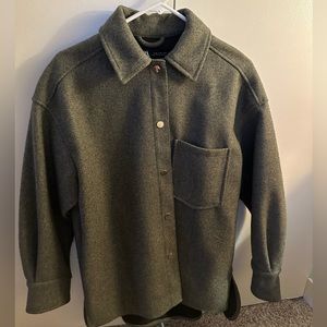 Cotton shacket for fall